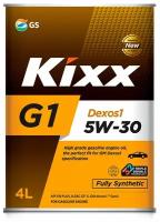 Синтетическое моторное масло Kixx G1 Dexos1 5W-30 SN Plus, 4 л, 1 шт