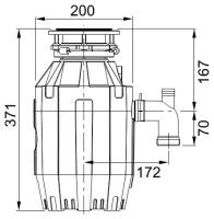 Измельчитель пищевых отходов Franke Turbo Elite TE-75