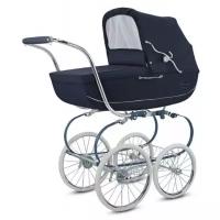 Коляска для новорожденных Inglesina Classica на шасси Balestrino Chrome Blue, Marina