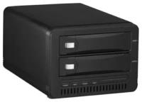 Внешний контейнер для HDD 3.5x2 SATA RAID AgeStar 3U2B3A1 USB3.0 черный