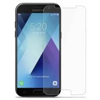 Защитное стекло премиум / расспродажа 2,5D прозрачное для Samsung Galaxy A5 2017 / SM-A520F олеофобное покрытие / под любой чехол / не поднимает чехол / самсунг галакси а5 / а520ф