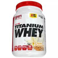 Протеин SAN 100% Pure Titanium Whey 908гр. ванильная ириска