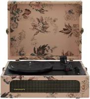 Виниловый проигрыватель CROSLEY VOYAGER PLUS Floral c двухсторонним Bluetooth