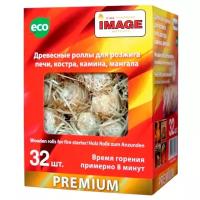 Древесные роллы для розжига IMAGE 32 шт