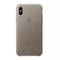 Чехол Apple кожаный для iPhone X