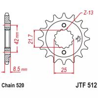 Звезда ведущая, JT 512.16