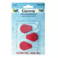 Нитевдеватель Gamma TN-019, красный, 3 шт