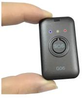 GPS/LBS Трекер G06 с кнопкой SOS, трекер с мобильным приложением, определение местоположения