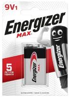 Батарейка Energizer Крона 9v 6LR61 Max 9V BL1, 1шт