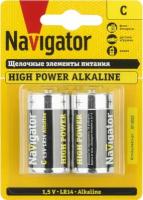 Батарейки щелочные (высокой мощности) Navigator C 94 754 NBT-NE
