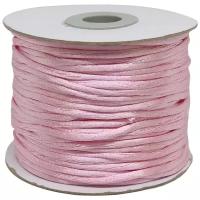 Jinfeng Thread & Ribbon Шнур атласный 7705554 2 мм х 45.7 м 45 розовый