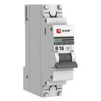 Автоматический выключатель Ekf 1п B 16А 4.5кА ВА 47-63 PROxima, mcb4763-1-16B-pro