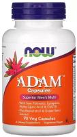 Витамины для мужчин NOW FOODS Adam Male Multi 90 Вегетарианские капсулы, Нейтральный