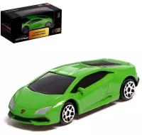 Машина металлическая LAMBORGHINI HURACAN LP610-4, 1:64, цвет зелёный