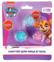 Наборы косметики Paw Patrol Глиттер для лица и тела 