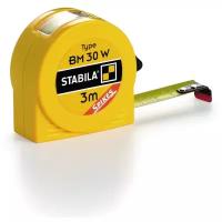 Рулетка Stabila BM 30 W SP 3м х 16мм (с окошком)