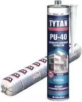 Герметик полиуретановый Tytan Professional PU 40 16784, 310 мл, серый