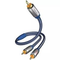 Кабель для Сабвуферов In-akustik Premium Y-Subwoofer Cable, Y-Sub,RCA 2RCA, 3 m, 0040803