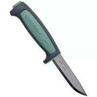 Нож MORAKNIV Basic 511 2021 Edition углеродистая сталь, пласт. ручка (серая) зел. вставка, 13955