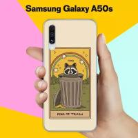 Силиконовый чехол на Samsung Galaxy A50s Енот / для Самсунг Галакси А50с