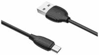 Кабель BOROFONE BX19 Benefit, USB - microUSB, 1 м, черный