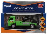 Эвакуатор ТЕХНОПАРК KAMAZ, KAMMOV-15-GNWH 1:40, 15 см, зелeный