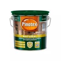 Пропитка PINOTEX Natural прозрачная атмосферостойкая для древесины 2.7 л