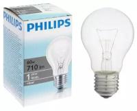 Лампа накаливания Philips Stan A55 CL 1CT/6х10F, E27, 60 Вт, 230 В