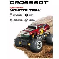 Машинка на радиоуправлении Crossbot Джип Монстр трак красный