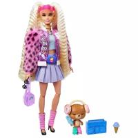 Кукла Barbie Экстра Блондинка с хвостиками GYJ77 разноцветный