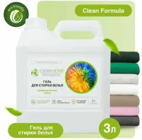 ЭКО Гель для стирки универсальный Clean Home канистра, 3 л