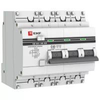 Дифференциальный автомат EKF АД-32S 4П 100 мА C 4.5 кА AC электронный 63 А 100 мА