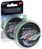 Плетеный шнур Mikado NIHONTO FINE BRAID 0,10 green (15 м) - 7.70 кг