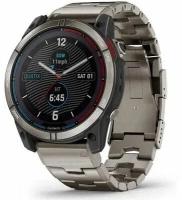 Умные часы Garmin Quatix 7X Solar Edition, титановый браслет