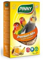 PINNY Premium Menu полнорационный корм для средних попугаев Фрукты, бисквиты и витамины, 800 г