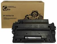 Картридж GalaPrint CE255A/724 (HP 55A) для принтеров HP LaserJet M525/P3015/LaserJet Pro M521/Canon i-SENSYS LBP6750, 6000 копий, лазерный, совместимый