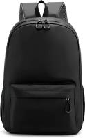 Рюкзак (ранец) женский, мужской, школьный, подростковый, городской, универсальный, для ноутбука, 16 литров, JAIFAS,R1 черный