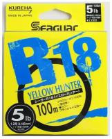 Леска флюорокарбон SEAGUAR R-18 YELLOW HUNTER (SR18YH003 (100 м 0,185мм) )