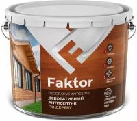 Антисептик FAKTOR для защиты и тонирования древесины 3в1 бесцветный 7,6 кг