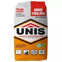 Строительная смесь Unis Униблок 18 л 25 кг серый