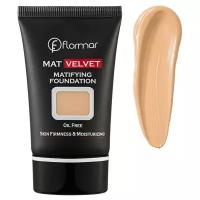 Flormar Тональный крем Mat velvet matifying foundation, 35 мл, оттенок: V207 neutral beige