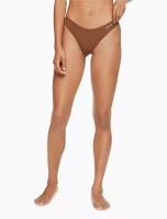 Трусы женские Calvin Klein Flirty Micro Thong, Темно-коричневый, S