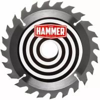 Hammer Диск пильный по дереву 185х30/20х24, CSB WD, 205-108, Hammer Flex, 30658