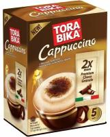 Растворимый кофе Tora bika Cappuccino с шоколадной крошкой, в пакетикахшоколад, сливки, 5 уп., 127.5 г