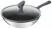 Сковорода вок с крышкой Tefal G7309955 Daily cook диаметр 28 см, с индикатором температуры