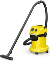 Строительный пылесос Karcher WD 3 P V-17/4/20 жёлтый