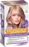 Стойкая крем-краска для волос L'Oreal Paris Excellence Cool Creme т.8.11 Ультрапепельный светло-русый 192 мл