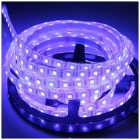 Светодиодная лента RGB-SMD5050-60LED-IP68-12V, Стандарт 5м. - Цвет свечения:RGB