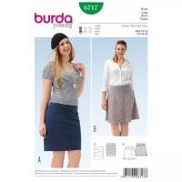 Выкройка Burda 6717-Юбка