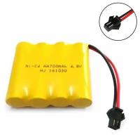 Аккумулятор NI-CD AA 4.8V 700MAH форма FLATPACK разъем SM